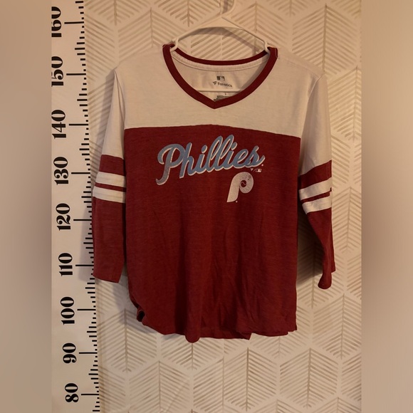 Phillies Fanatics three-quarter length sleeve T-shirt, large - Picture 1 of 2
